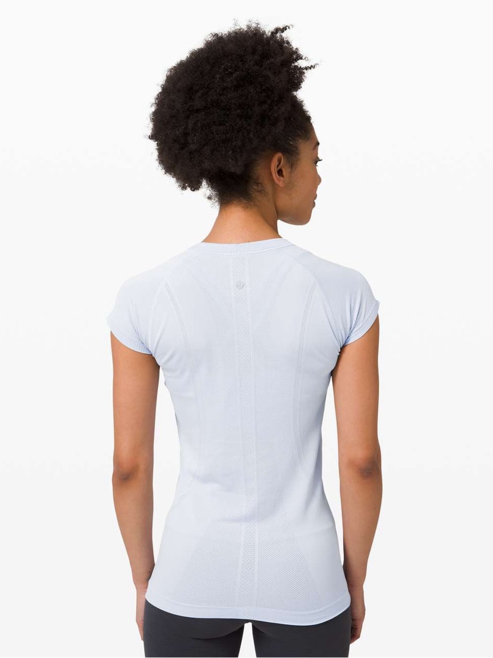 Lululemon Swiftly Tech Short Sleeve Crew Top Light Grey Size 6 Activewear - Picture 2 of 8